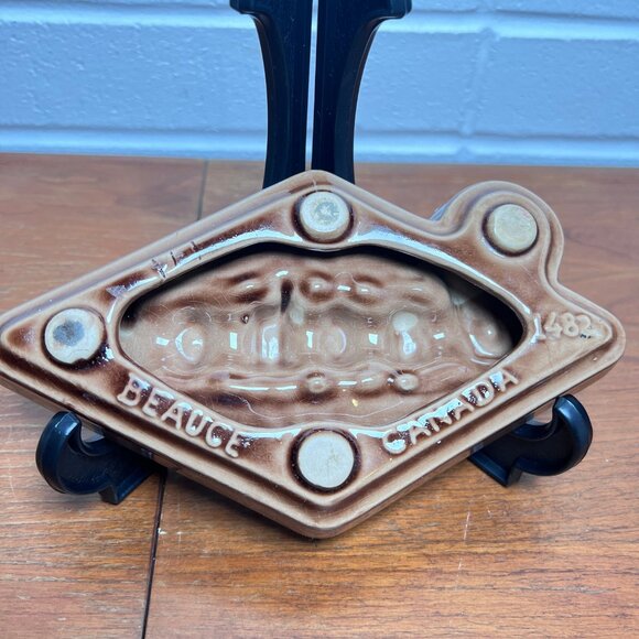 Vintage VACHON Gateau Cakes Logo Ceramic Ashtray by Beauce Canada - Picture 7 of 10